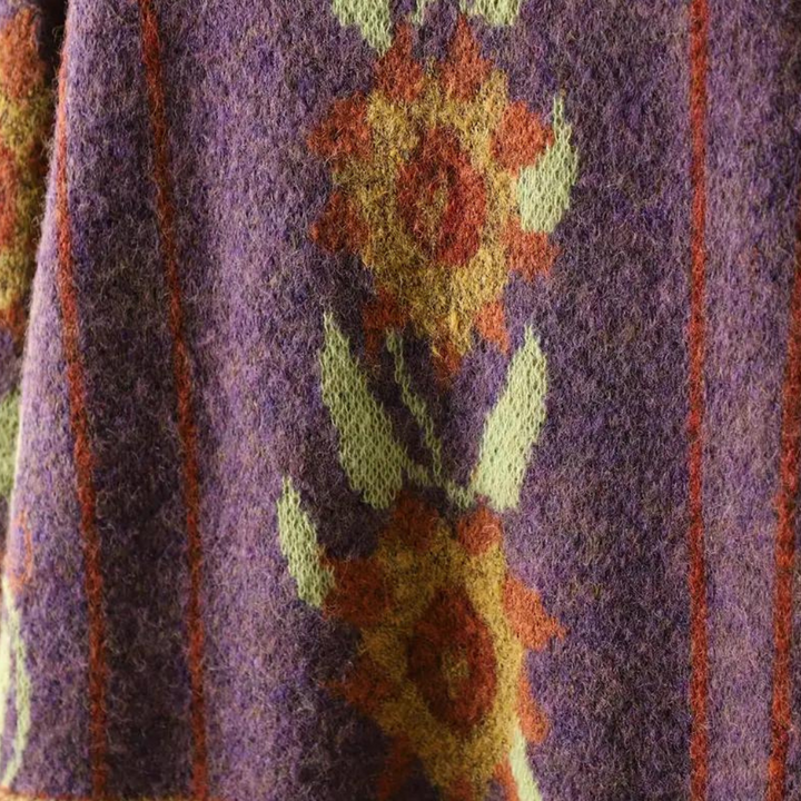 CHOLE - Blomstret sweater til kvinder