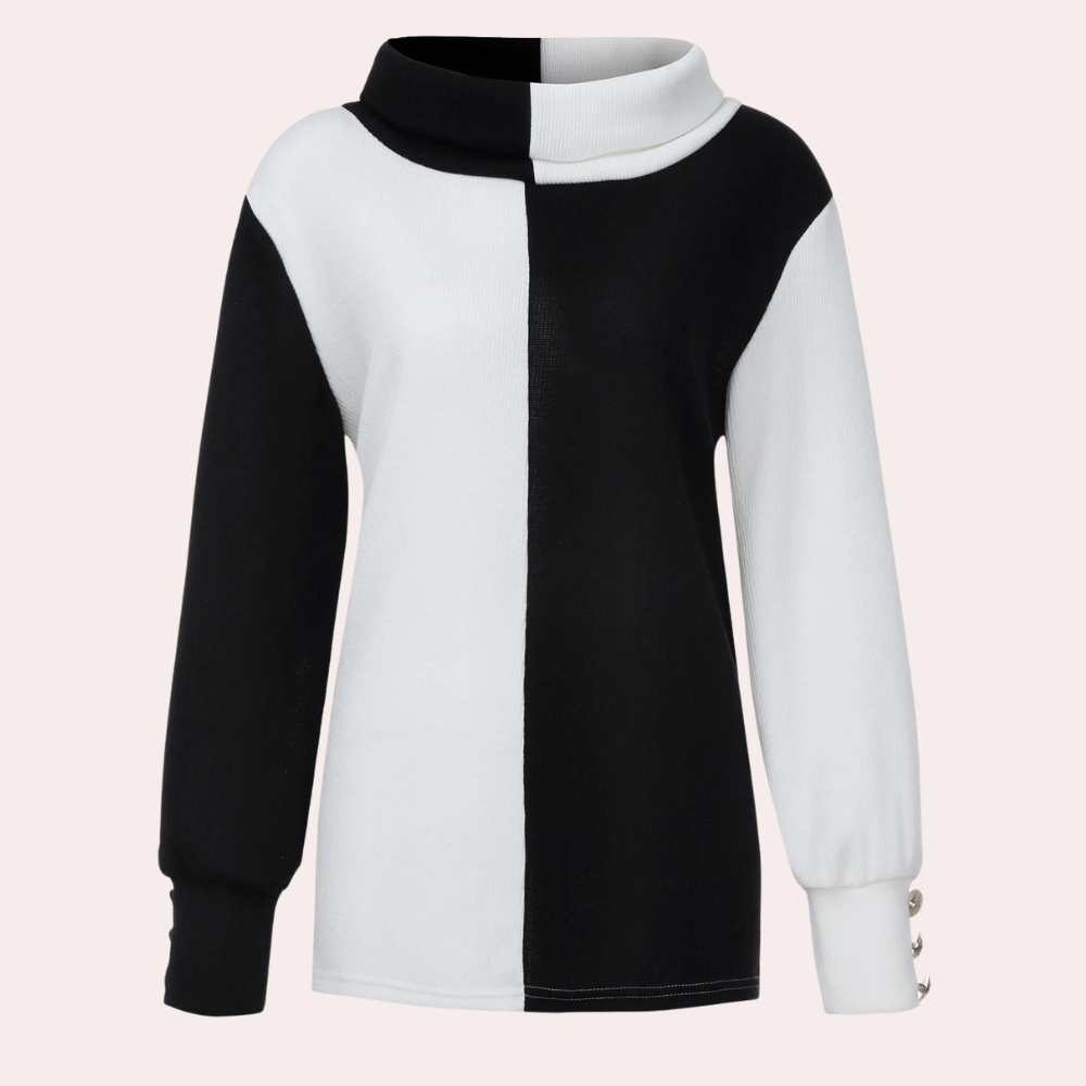 LAKENYA - Afslappet Turtleneck Trøje til Damer