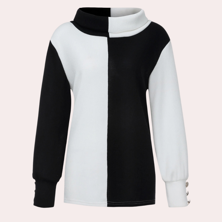 LAKENYA - Afslappet Turtleneck Trøje til Damer