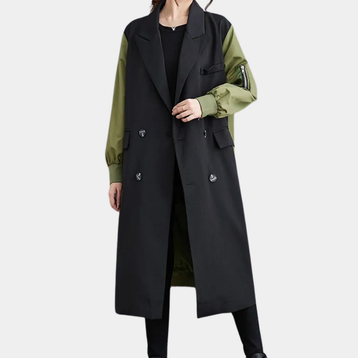 LINZEI - Luksuriøs Trenchcoat til Kvinder