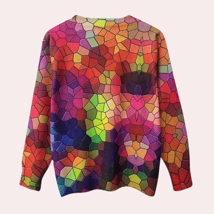 ARIA - Farverig Bluse til Kvinder