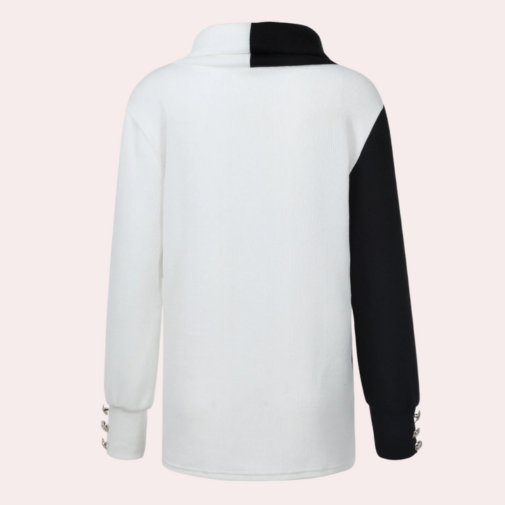 LAKENYA - Afslappet Turtleneck Trøje til Damer