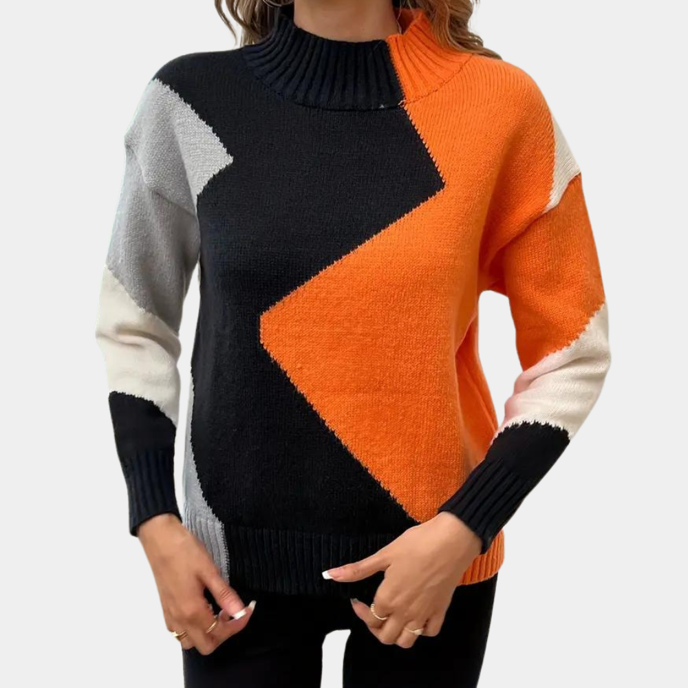 ANDREA - Stilfuld Strikket Sweater til Kvinder