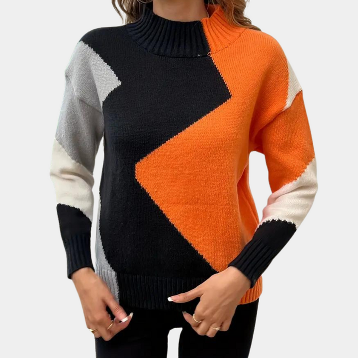 ANDREA - Stilfuld Strikket Sweater til Kvinder