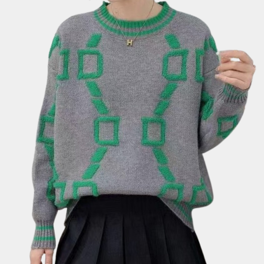 DIANE - Behagelig Strikket Sweater til Kvinder