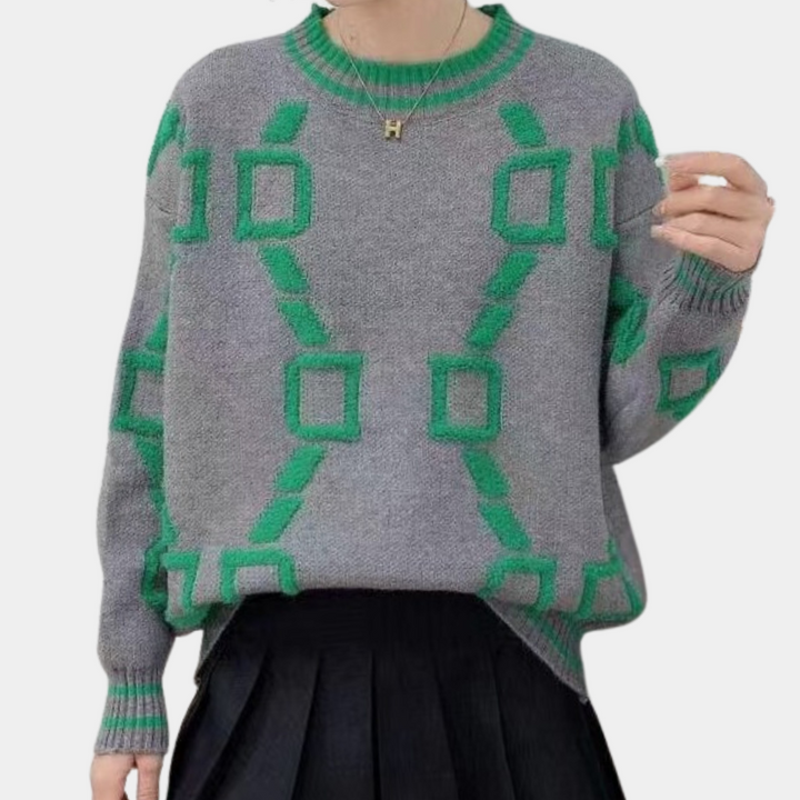DIANE - Behagelig Strikket Sweater til Kvinder