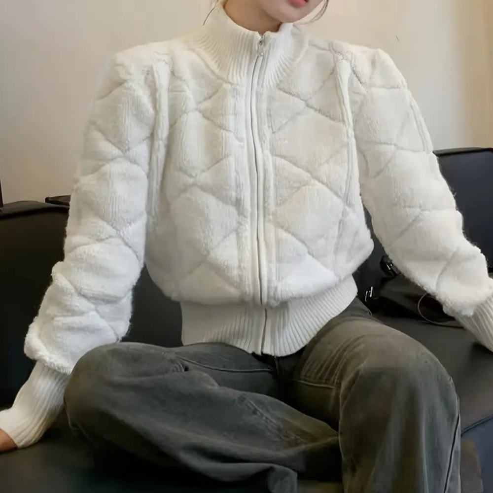 JOVANAE - Elegant Strik cardigan til kvinder