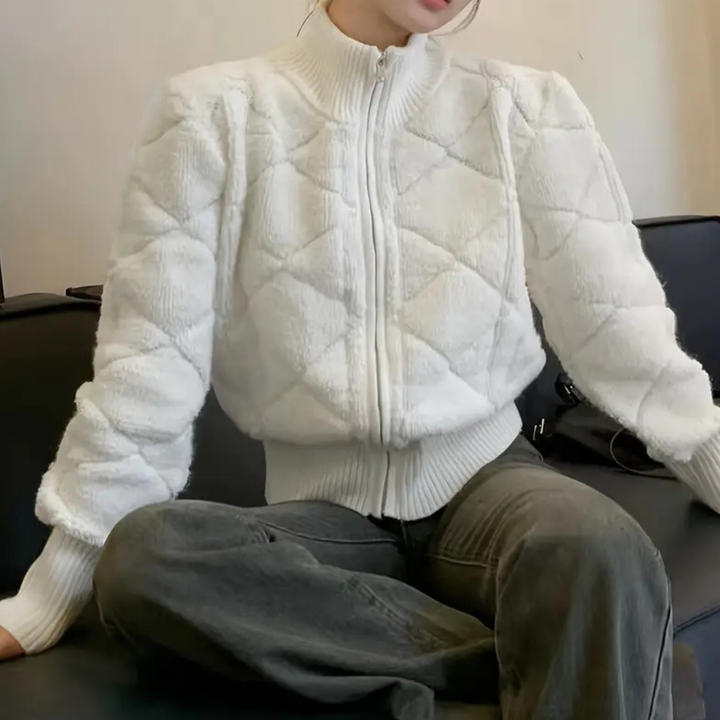 JOVANAE - Elegant Strik cardigan til kvinder