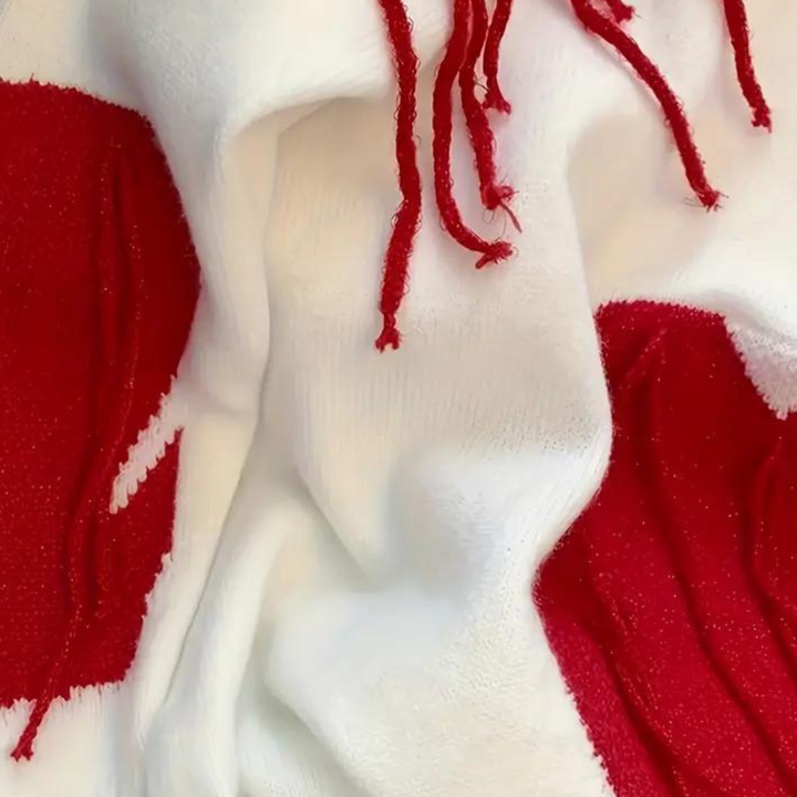 VIRGINIA - Hjerte Strikket Sweater til Damer
