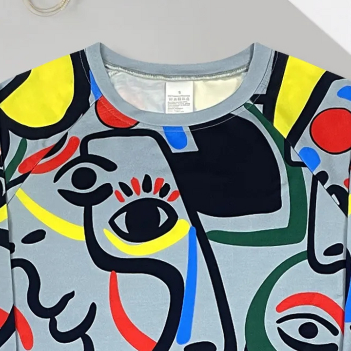 CARLOTA - Klassisk Trykt Sweatshirt til Kvinder