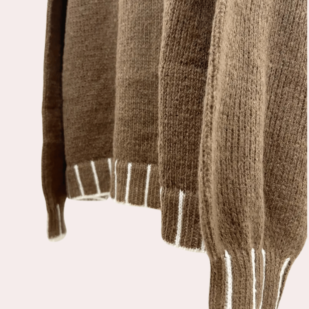 SERENITY - Oversize Turtleneck Trøje til Kvinder