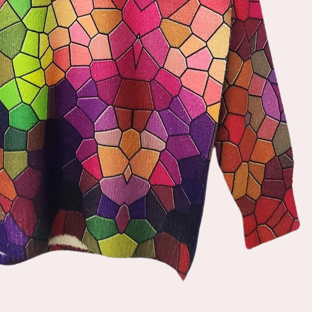 ARIA - Farverig Bluse til Kvinder