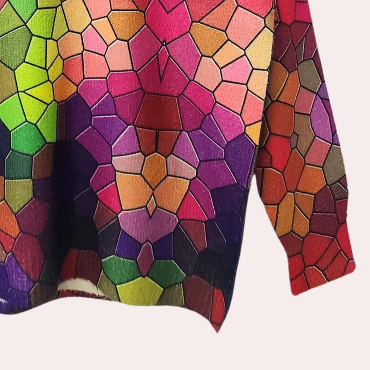 ARIA - Farverig Bluse til Kvinder