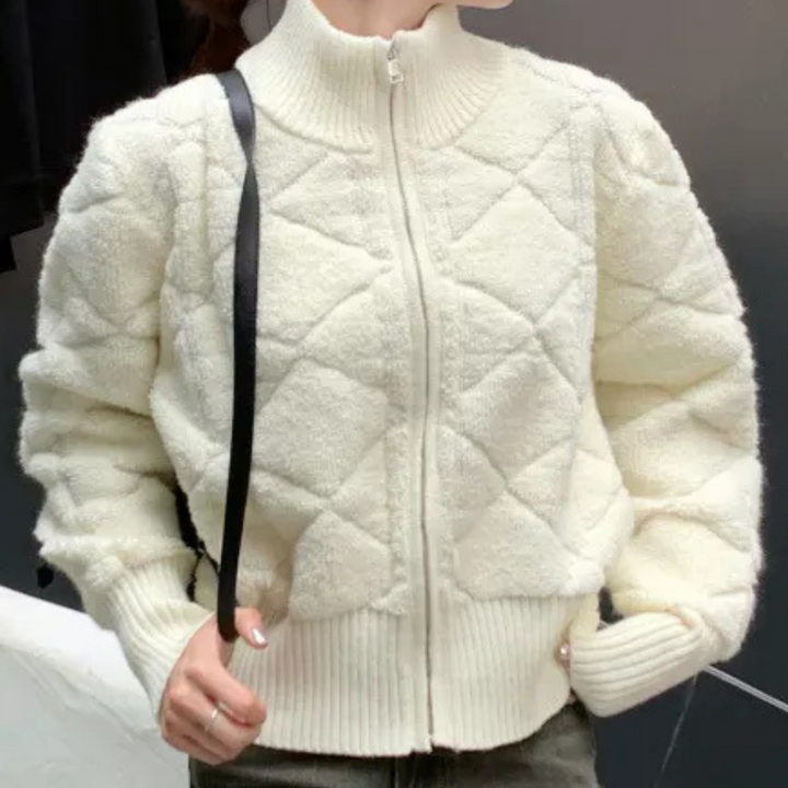 JOVANAE - Elegant Strik cardigan til kvinder