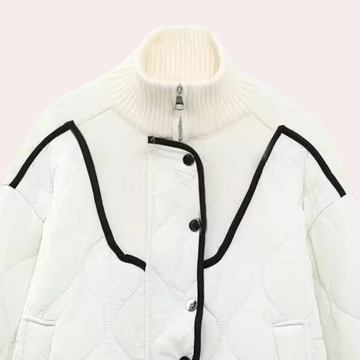KIMBERLY - Elegant Storstrikket Cardigan til Damer