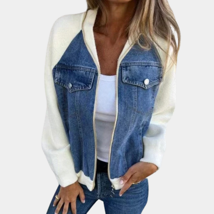 MINDY - Denim Vinterjakke til Damer