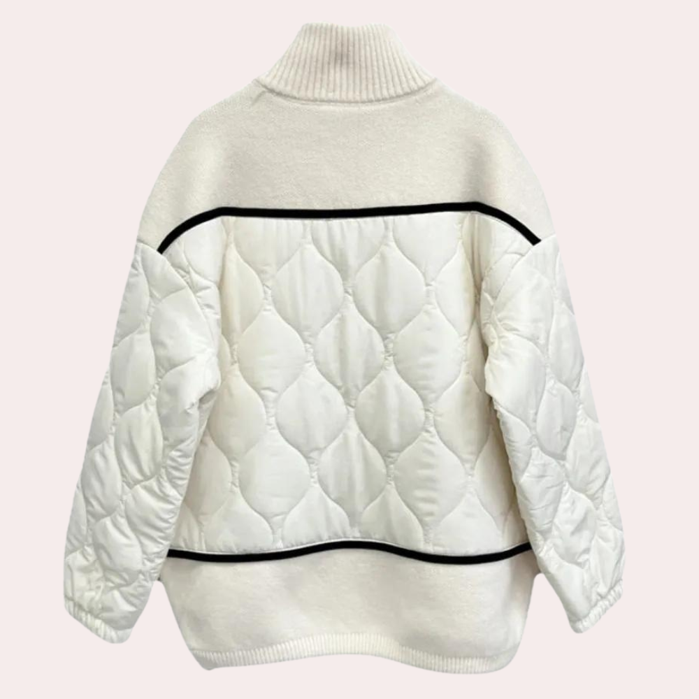 KIMBERLY - Elegant Storstrikket Cardigan til Damer