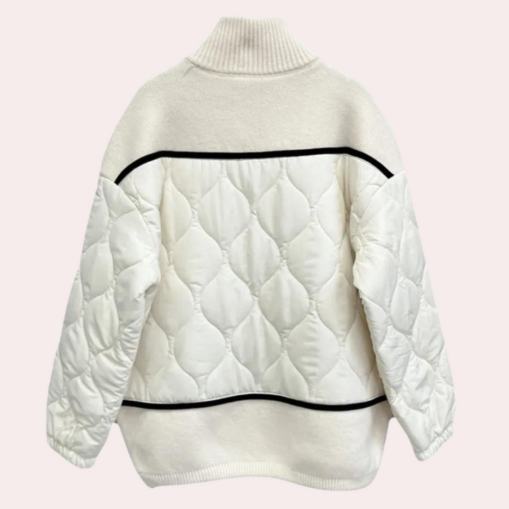 KIMBERLY - Elegant Storstrikket Cardigan til Damer