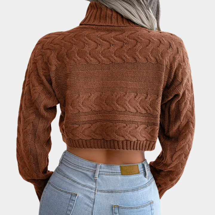 KIMBERLY - Afslappet Afgrøde-sweater til Damer