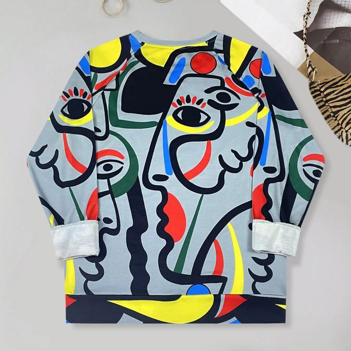 CARLOTA - Klassisk Trykt Sweatshirt til Kvinder