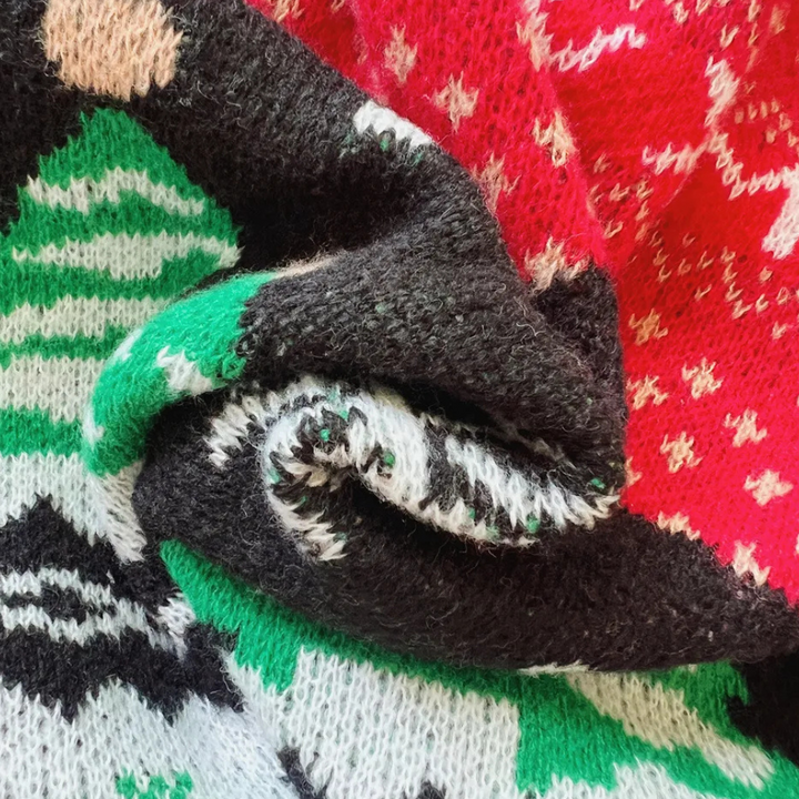 COLLETTE - Jule Snefnug Sweater til Kvinder