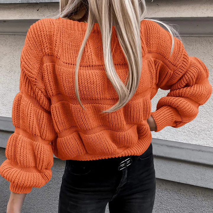 SANDRA - Elegant Strikket Sweater til Damer
