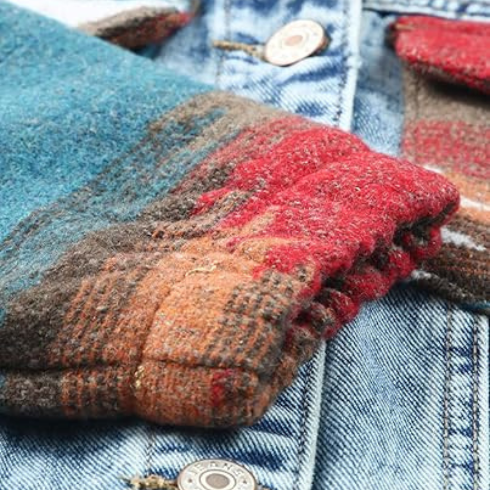 SAGE - Denim Jakke med Hætte til Kvinder