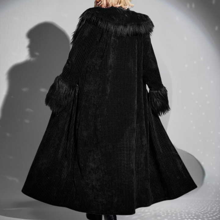 SHARON - Elegant Fuzzy Frakke til Kvinder