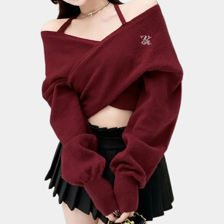 LAYLA - Elegant Off-Shoulder Top til Kvinder