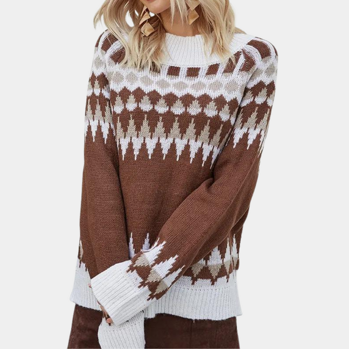 ALLANNA - Stilfuld Varme Sweater til Damer