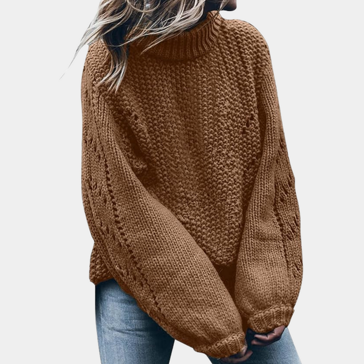 ARIANA - Afslappet Strikket Sweater til Dame