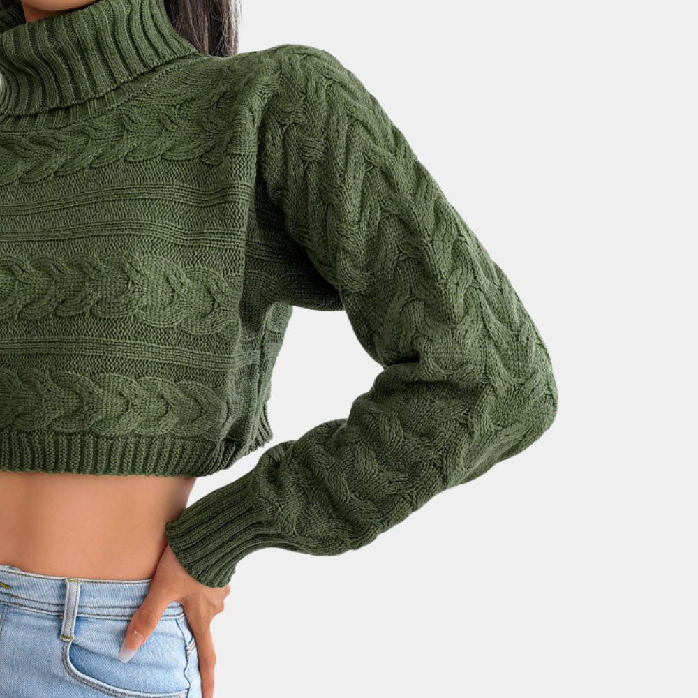 KIMBERLY - Afslappet Afgrøde-sweater til Damer