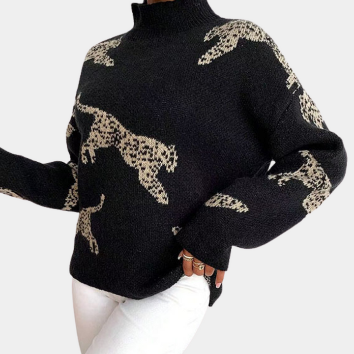 PRISCILA - Elegant Strikket Sweater til Kvinder