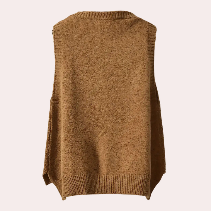 ALANNAH - Elegant Strikket Veste til Kvinder