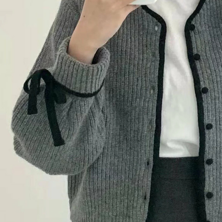 LAVANDA - Retro Hæklet Cardigan til Damer