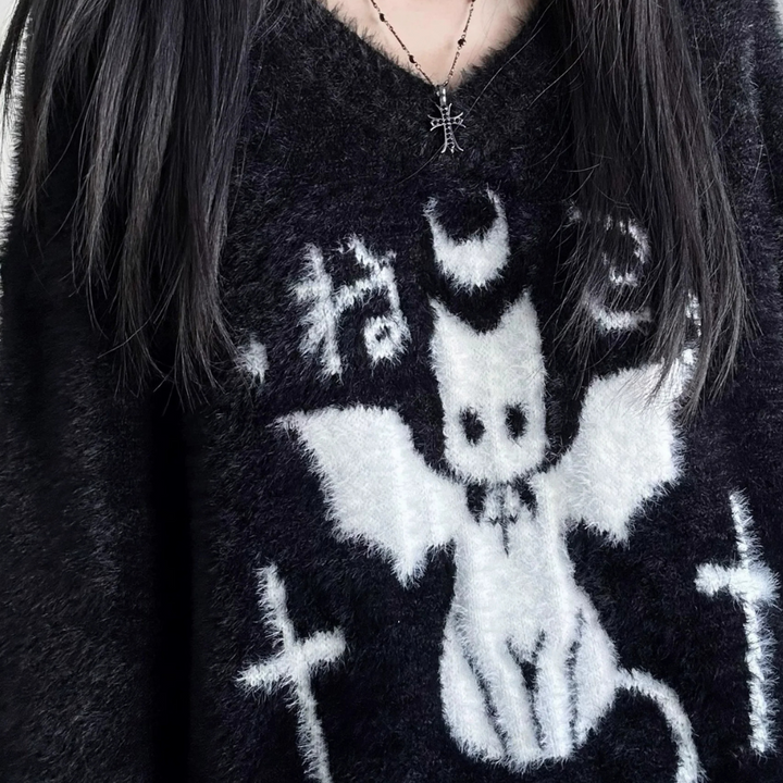 TARSHA - Behagelig Mellemlang Sweater til Damer