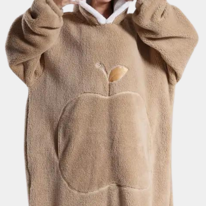 TIHANI - Oversized Tæppe Hoodie til Damer